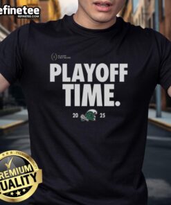 Alt Text: Tulane Green Wave Playoff Time logo t-shirt featuring vibrant graphics, perfect for game day and fan support.