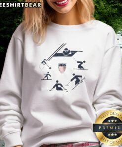 Nice U.S. Paralympics 2026 Winter Paralympics Picto Circle Sweatshirt showcasing vibrant design and logo.