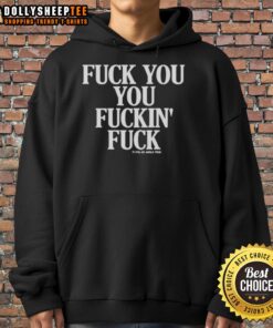 Nice Vintage Graphic F*ck You You F*ckin F*ck Hoodie featuring bold retro text design for edgy fashion lovers.
