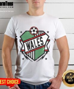 Nice Wales Qatar Soccer T-Shirt featuring vibrant colors and bold design, perfect for fans of Welsh football.