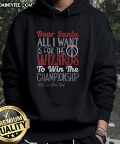 Nice Washington Wizards All I Want For Christmas hoodie in festive colors, perfect for holiday basketball fans.