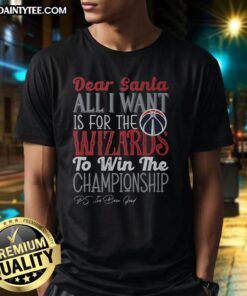 Nice Washington Wizards All I Want For Christmas T-Shirt featuring festive design for basketball fans this holiday season.