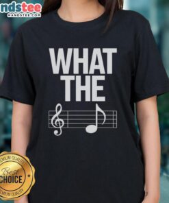 Nice What The Sol Fa Ladies Tee featuring a stylish design, perfect for casual wear and music lovers.