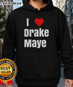 Alt Text: Nice Will Campbell wearing a stylish I Love Drake Maye hoodie, showcasing team spirit and fashion.