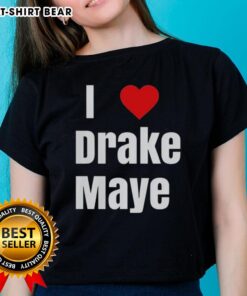 Alt Text: Nice Will Campbell I Love Drake Maye Ladies Tee showcasing a stylish design perfect for fans of college football.