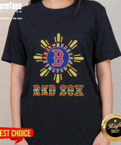 Official 2025 Boston Red Sox Baseball X Hispanic ladies tee in vibrant colors, perfect for fans and casual wear.