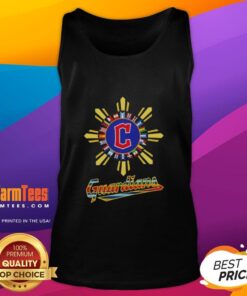 Official 2025 Cleveland Guardians Baseball X Hispanic Tank Top featuring vibrant design and team logo for fans.