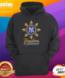 Official 2025 New York Yankees Baseball X Hispanic Hoodie featuring team logo and vibrant colors, perfect for fans.
