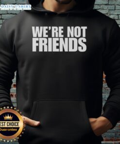 Official Alexa Bliss Charlotte Flair 'We're Not Friends' Hoodie featuring vibrant graphics and stylish design.