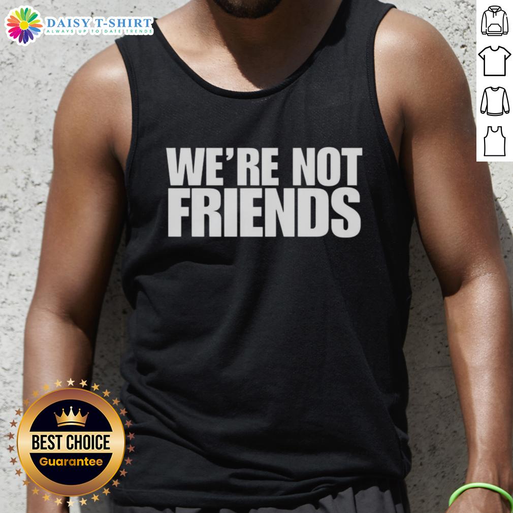 Official Alexa Bliss Charlotte Flair We'Re Not Friends Tank Top Official Alexa Bliss Charlotte Flair We're Not Friends tank top featuring bold graphics and vibrant colors for wrestling fans.