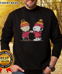 Official Arizona Cardinals Snoopy and Charlie Brown Best Friends Sweatshirt featuring vibrant team colors and fun graphics.
