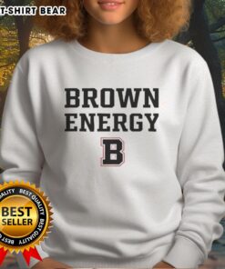 Alt Text: Official Brown Bears Brown Energy B Sweatshirt featuring a stylish design and vibrant colors for fans and athletes.