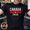 Alt Text: Official Canada 2026 Classic Canadian Soccer Fan T-Shirt featuring vibrant graphics and a comfortable fit for soccer enthusiasts.