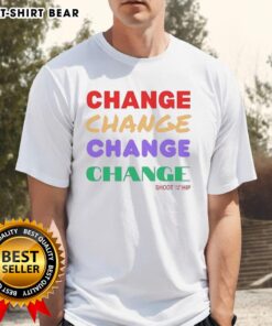 Official Change Repeat With Colors T-Shirt featuring vibrant colors and stylish design for casual wear.