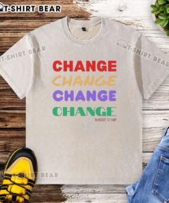 Official Change Repeat washed t-shirt in vibrant colors, perfect for casual wear and stylish everyday outfits.