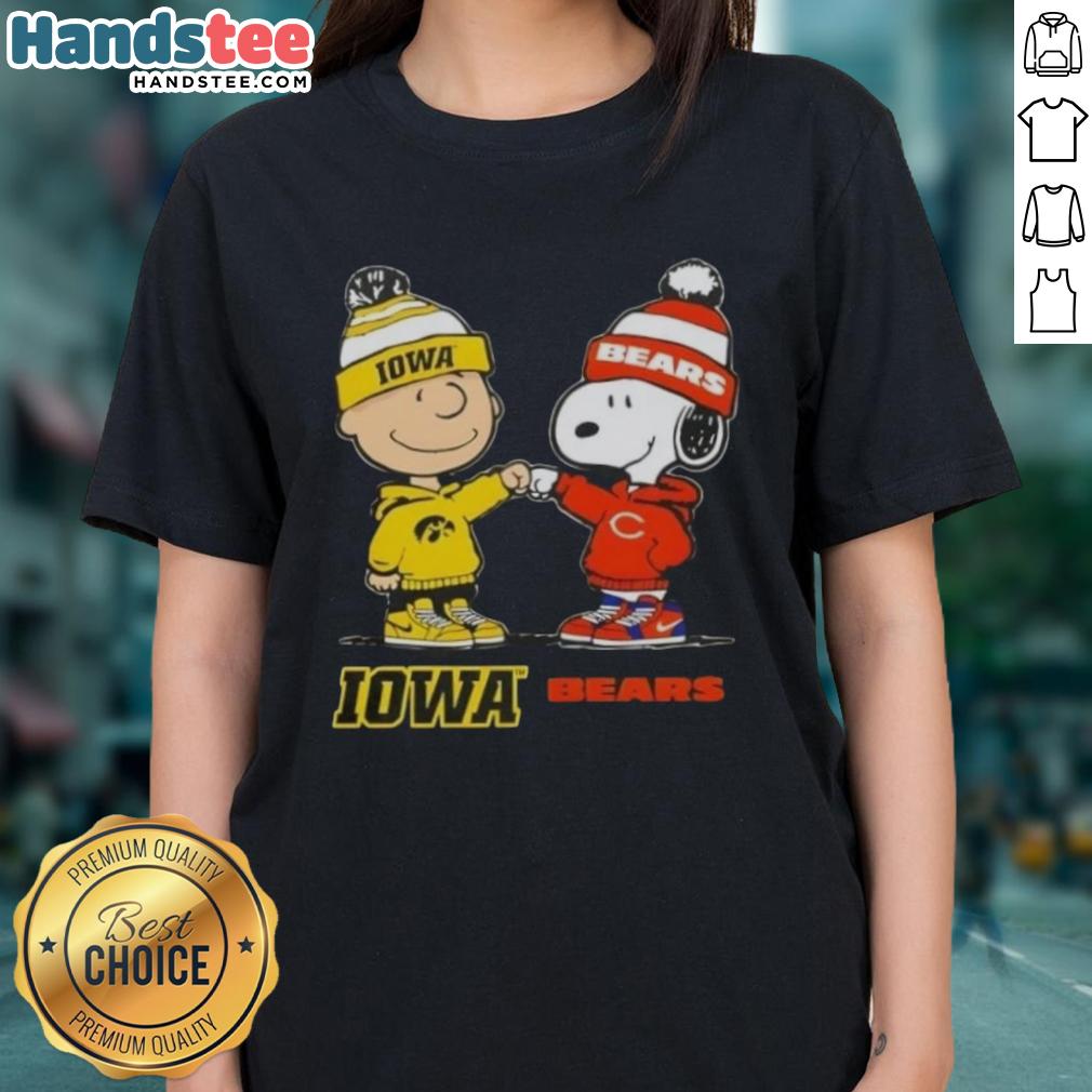 official-charlie-brown-fist-bump-snoopy-iowa-hawks-x-chicago-bears-ladies-tee Official Charlie Brown fist bump with Snoopy on Iowa Hawks x Chicago Bears ladies tee, perfect for fans and casual wear.