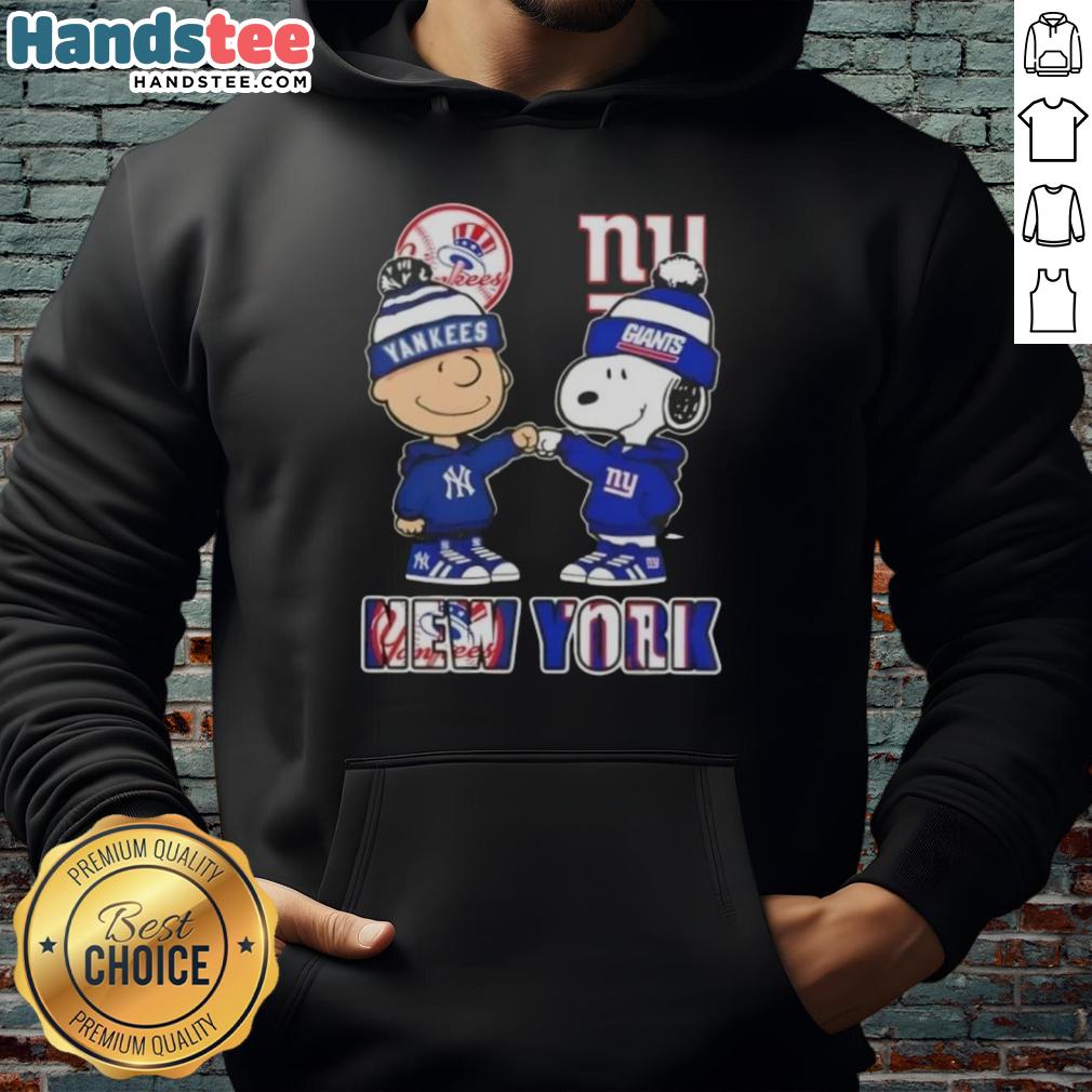 official-charlie-brown-fist-bump-snoopy-new-york-city-sports-yankees-x-giants-skyline-hoodie Alt Text: Official Charlie Brown fist bump with Snoopy in New York City sports hoodie featuring Yankees and Giants skyline.
