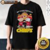 Official Charlie Brown X Snoopy 66th Anniversary T-Shirt featuring Kansas City Chiefs skyline, celebrating 1960-2026.