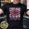 Official Chicago Cubs Heater T-Shirt in blue with team logo, perfect for fans supporting the Chicago Cubs.
