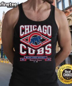 Official Chicago Cubs Heater Tank Top featuring team logo and vibrant colors, perfect for game day or casual wear.