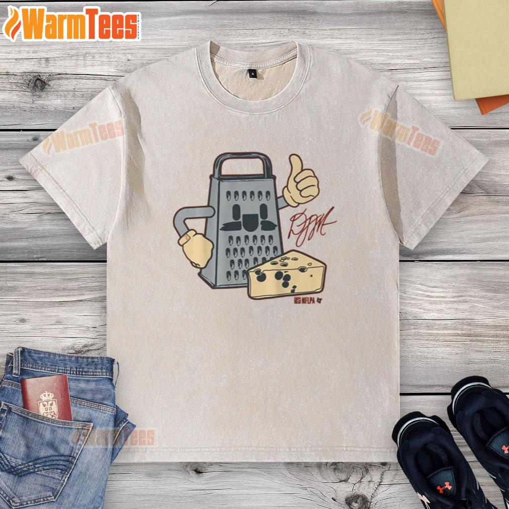 official-d-j-moore-cheese-grater-washed-t-shirt Alt Text: Official D.J. Moore Cheese Grater Washed T-Shirt featuring a stylish design, perfect for fans and casual wear.