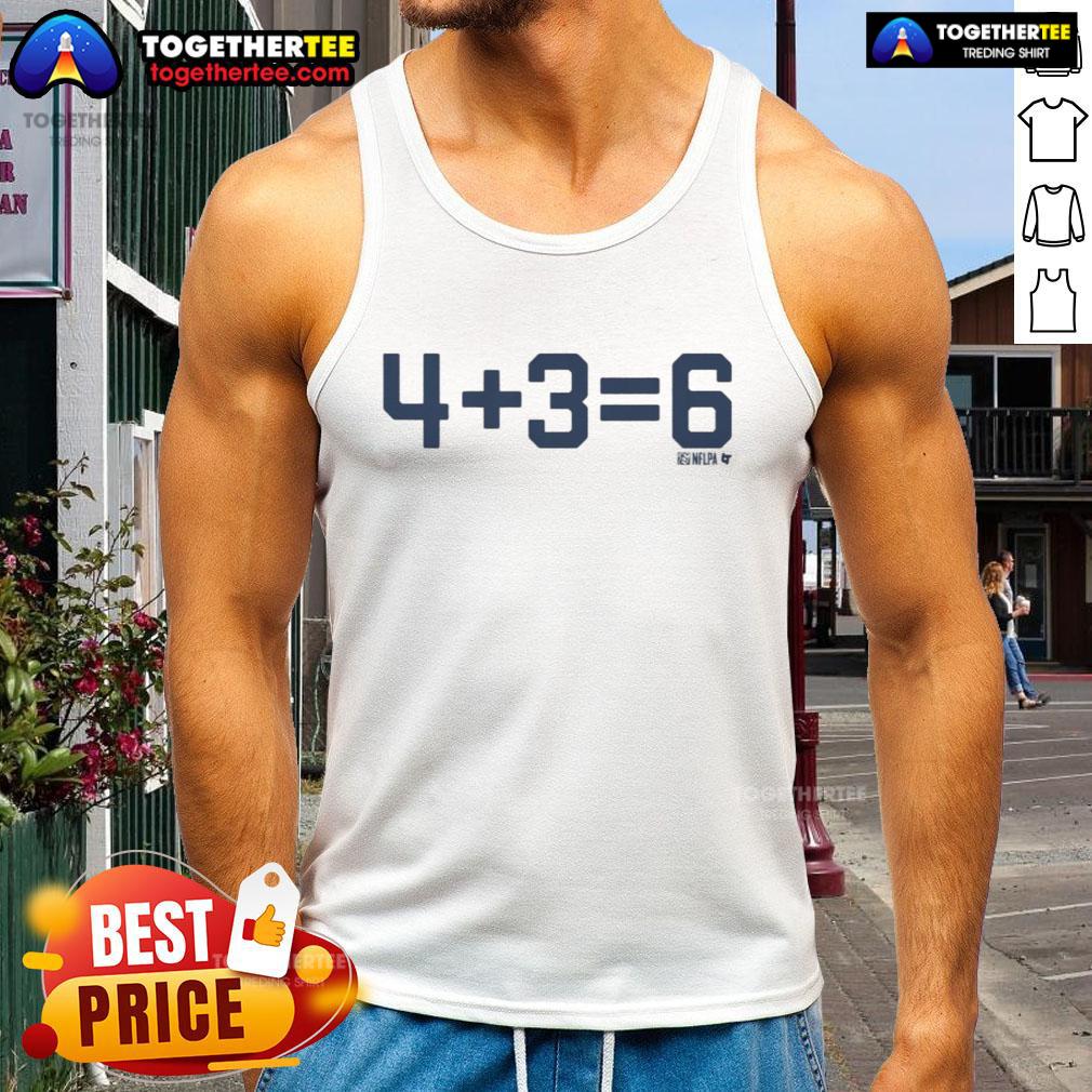 Official Dak Prescott & George Pickens 4 + 3 = 6 Tank Top Official Dak Prescott George Pickens 4-3-6 tank top featuring vibrant graphics and a comfortable fit for fans.