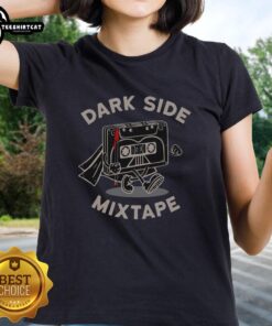 Official Dark Side Mixtape Ladies Tee featuring a stylish design perfect for fans of the iconic mixtape culture.