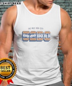Official Denver Broncos The Mile High City 5280 Tank Top featuring team colors and logo, perfect for fans and warm weather.