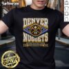 Official Denver Nuggets Heater T-Shirt featuring team logo and vibrant colors, perfect for fans and game day wear.