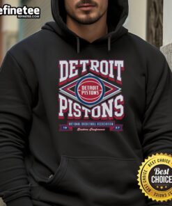 Official Detroit Pistons Heater Hoodie featuring team colors and logo, perfect for fans and chilly game nights.