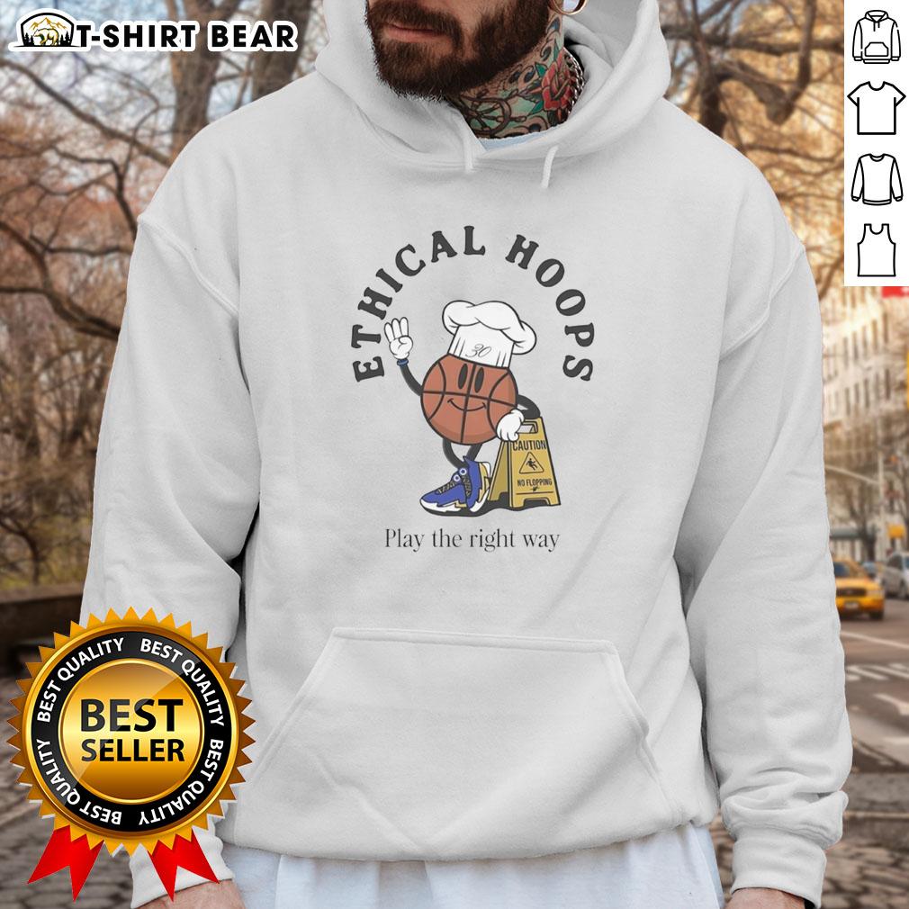 Official Ethical Hoops Play The Right Way Hoodie Official Ethical Hoops Play The Right Way Hoodie in stylish black, showcasing a unique design for basketball enthusiasts.