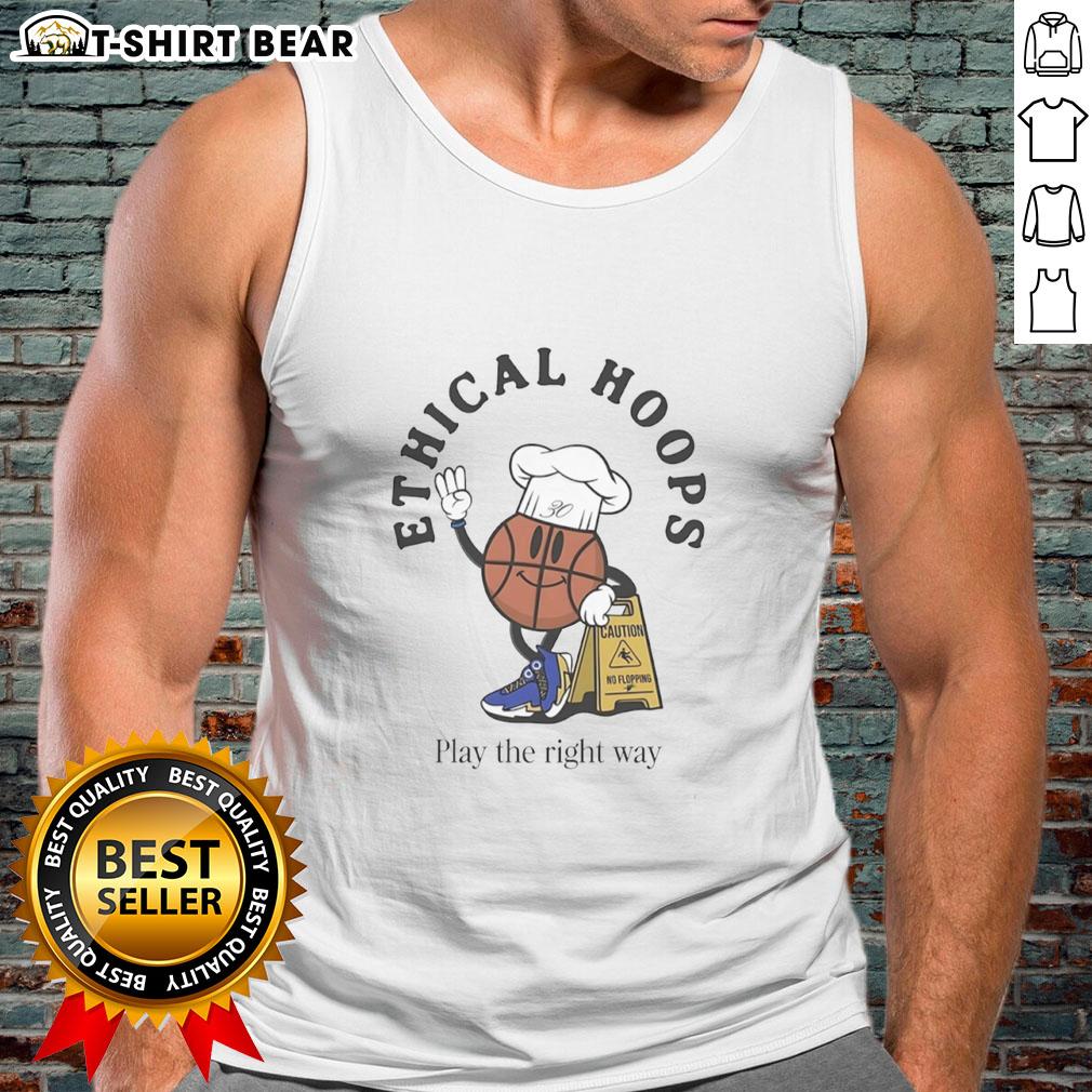 Official Ethical Hoops Play The Right Way Tank Top Official Ethical Hoops Play The Right Way tank top featuring a stylish design, perfect for basketball enthusiasts.