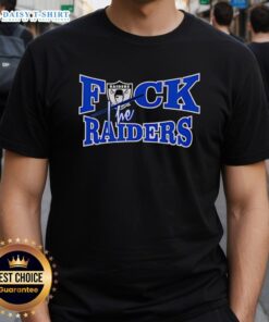 Official Fck The Raiders T-Shirt featuring bold graphic design, perfect for passionate football fans expressing team rivalry.