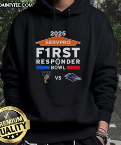 Official Florida International vs UTSA Roadrunners 2025 Servpro First Responder Bowl Matchup Hoodie, stylish fan apparel.