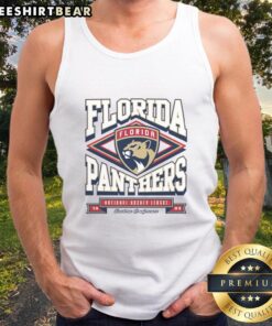 Official Florida Panthers heater tank top featuring team logo and vibrant colors, perfect for fans and warm weather.