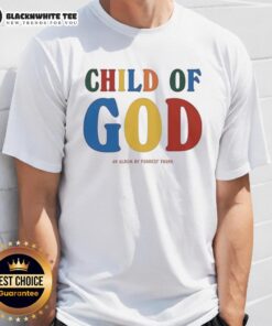 Official Forrest Frank Child Of God T-Shirt featuring bold design and vibrant colors, perfect for fans of inspirational apparel.