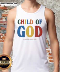 Alt Text: Official Forrest Frank Child of God tank top featuring bold design and comfortable fit for casual wear.