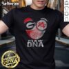 Official Georgia City Sports Bulldogs X Atlanta Silverbacks It'S In My Dna Fingerprint Heart T-Shirt
