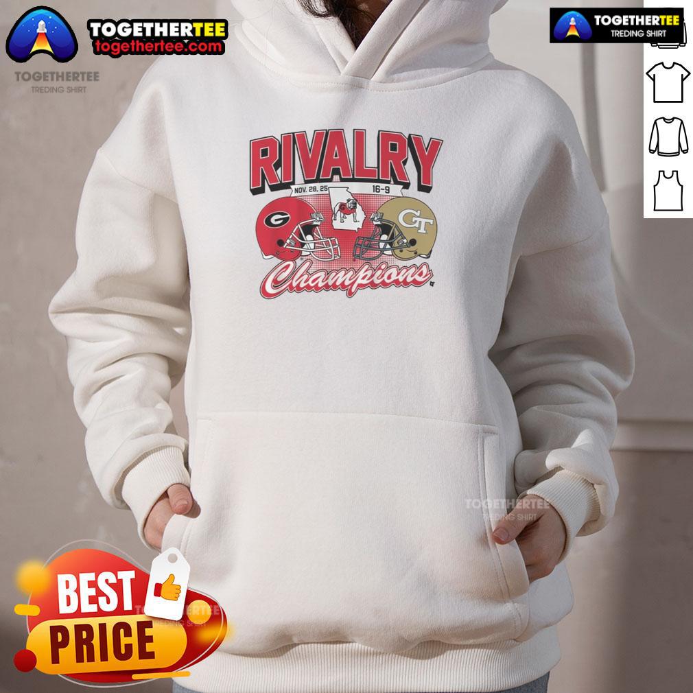 Official Georgia Football Rivalry Winner 2025 Hoodie Official Georgia Football Rivalry Winner 2025 Hoodie with team colors and logo, perfect for fans celebrating the victory.