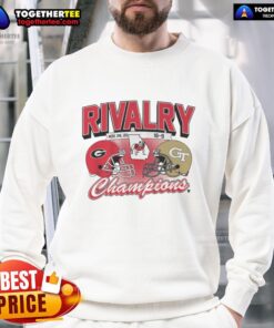 Official Georgia Football Rivalry Winner 2025 Sweatshirt featuring team colors and logo, perfect for fans and supporters.
