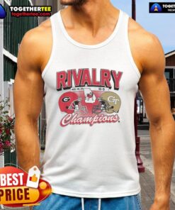 2025 Official Georgia Football Rivalry Winner tank top in bold colors, perfect for fans celebrating team victories.