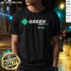 Official Green Party US T-Shirt featuring the iconic logo and vibrant green color, perfect for eco-conscious supporters.