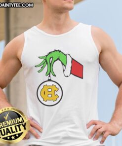 Official Harris County High School Grinch Favorite County Christmas 2025 Tank Top featuring festive design and school spirit.