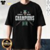 Official Hawaii Rainbow Warriors Football 2025 Hawai'i Bowl Champions T-Shirt featuring team colors and logo.