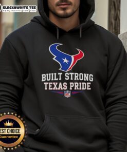 Alt Text: Official Houston Texans Football hoodie showcasing strong Texas pride with team colors and logo, perfect for fans.