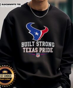 Official Houston Texans Football sweatshirt showcasing strong Texas pride with team logo and vibrant colors.