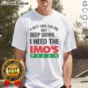 Alt Text: Official I Act Like I'm Ok But Deep Imo's Pizza Logo Meme T-Shirt featuring a humorous pizza design and catchy phrase.