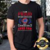 Alt Text: Official I Am Proud Of Many Things In Life But Nothing Beats Being A Chicago Cubs Fan T-Shirt design in blue.