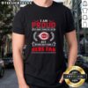 Alt Text: Cincinnati Reds fan t-shirt with 'I Am Proud Of Many Things In Life But Nothing Beats Being A Cincinnati Reds Fan' design.
