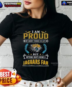 Official Jacksonville Jaguars fan ladies tee, celebrating pride in being a devoted Jaguars supporter.